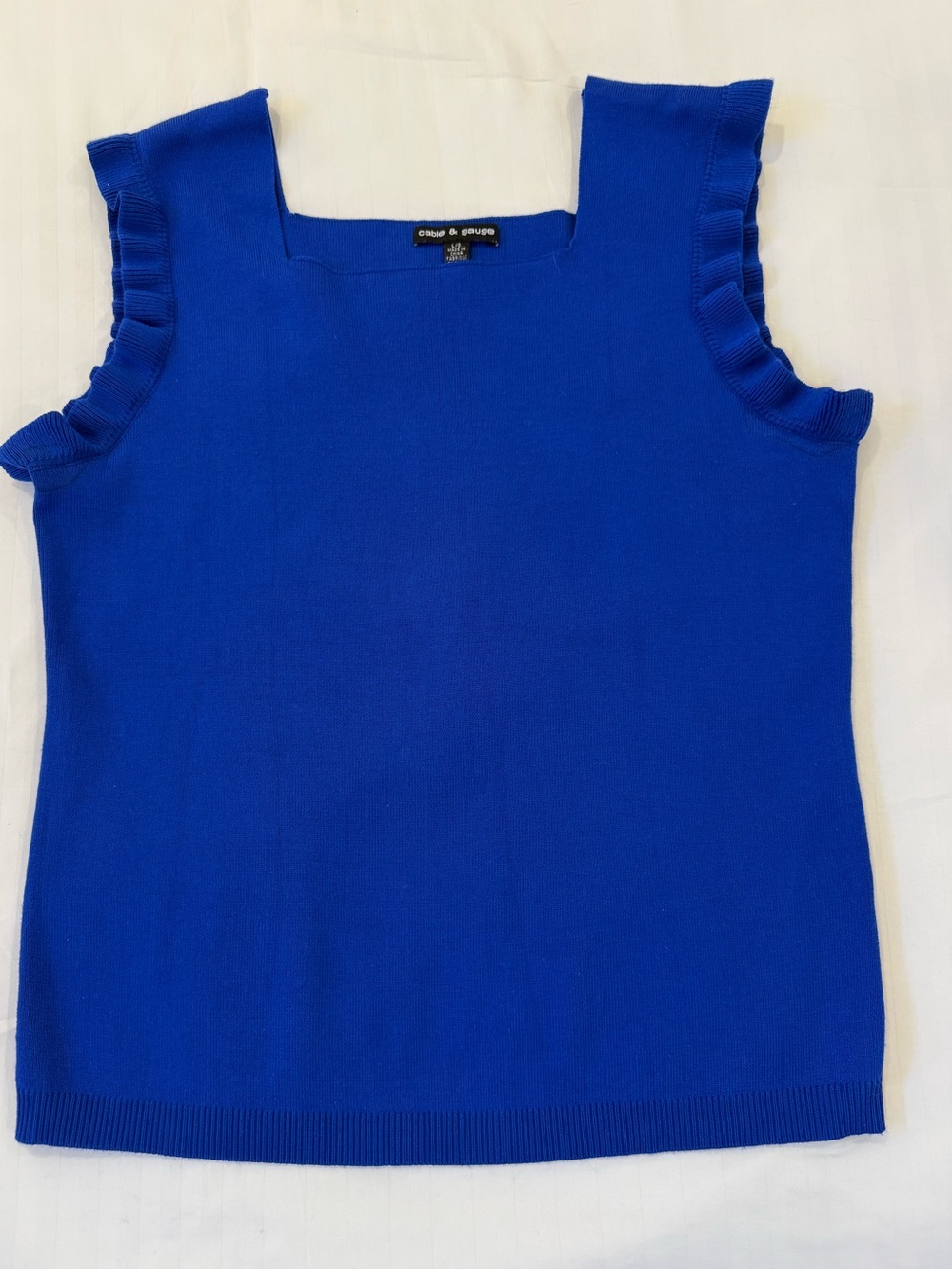 Cable & Gauge Sleeveless Top